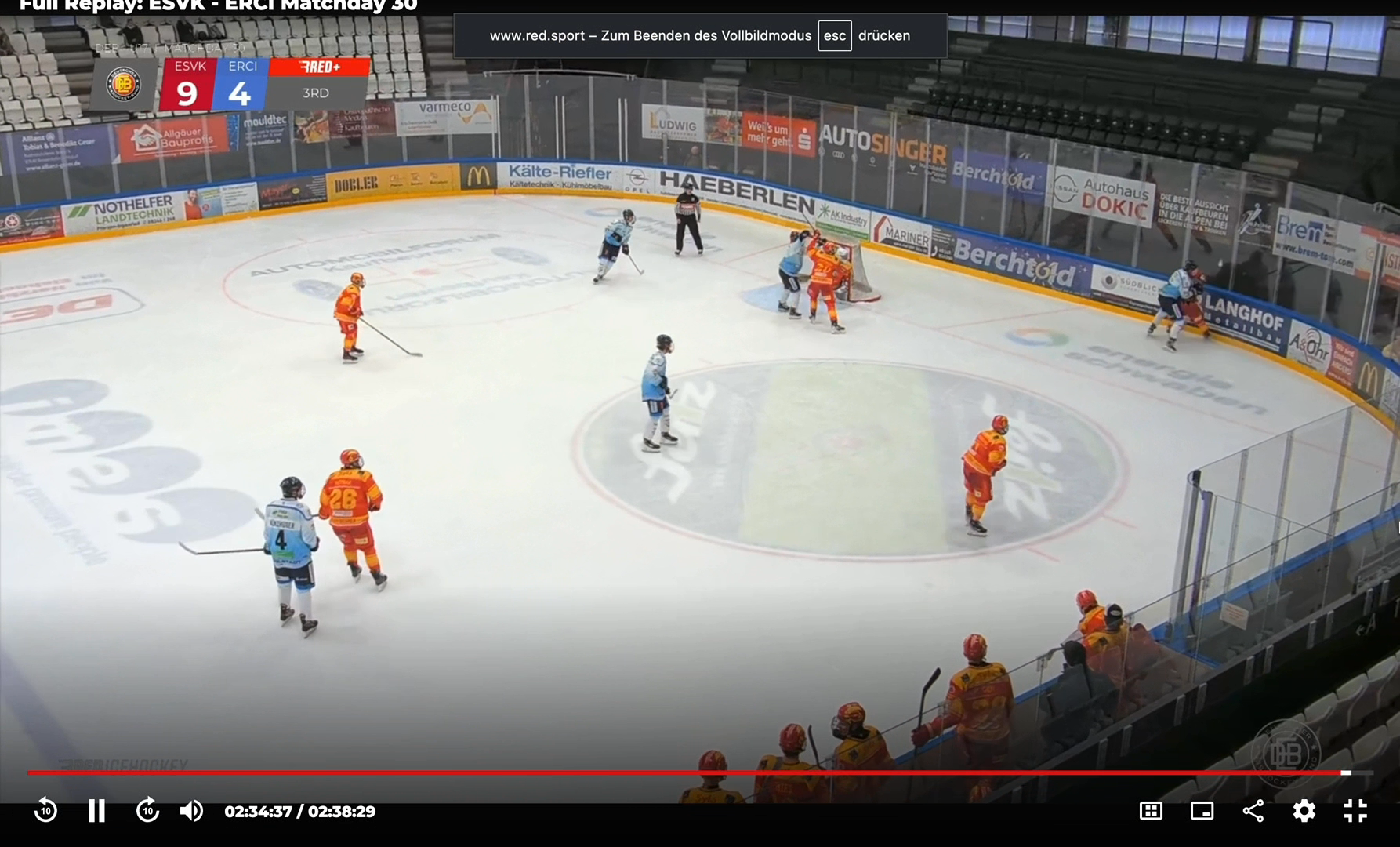Killian Ginsburg's Impressive Slot Goal | ERC Ingolstadt U17 Highlights