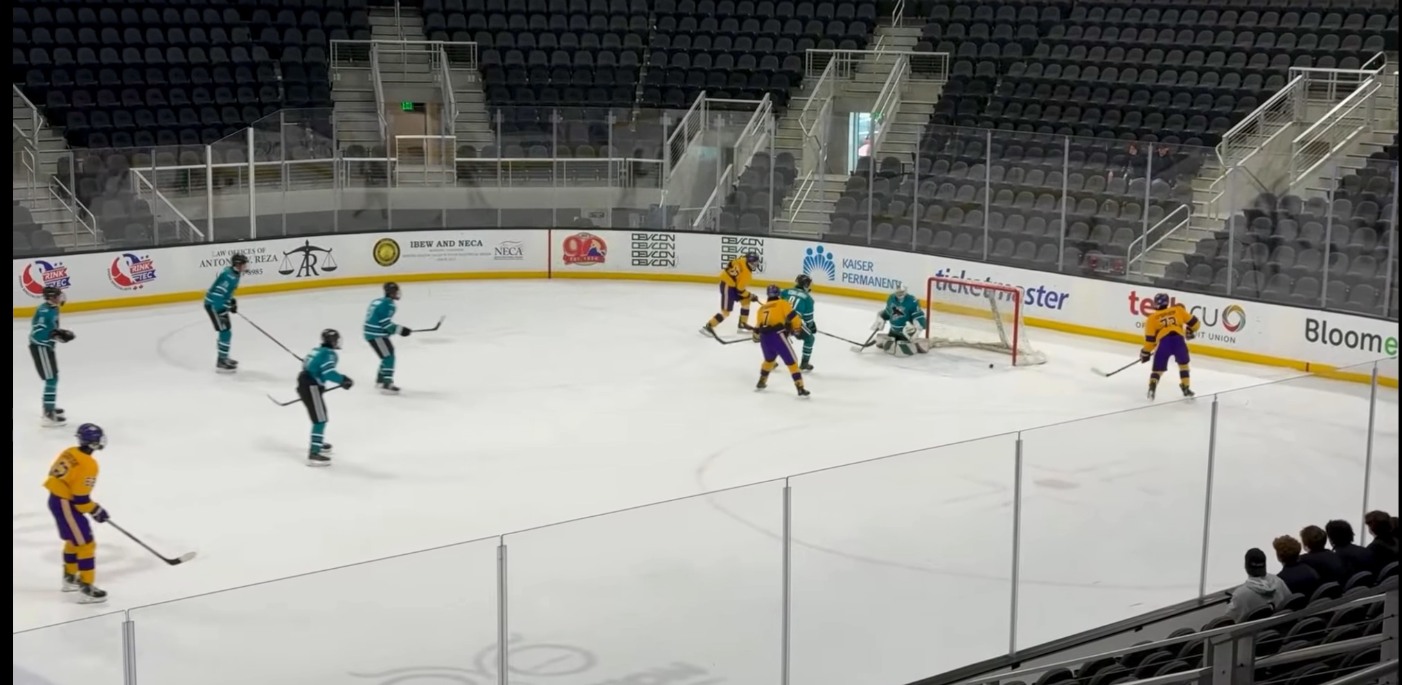 Maxwell Kirrin Scores a 1-Timer on 3-on-1!