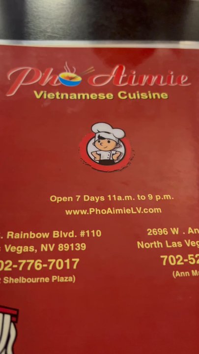 Pho Aimie - Vietnamese Near Me - Las Vegas, Nevada