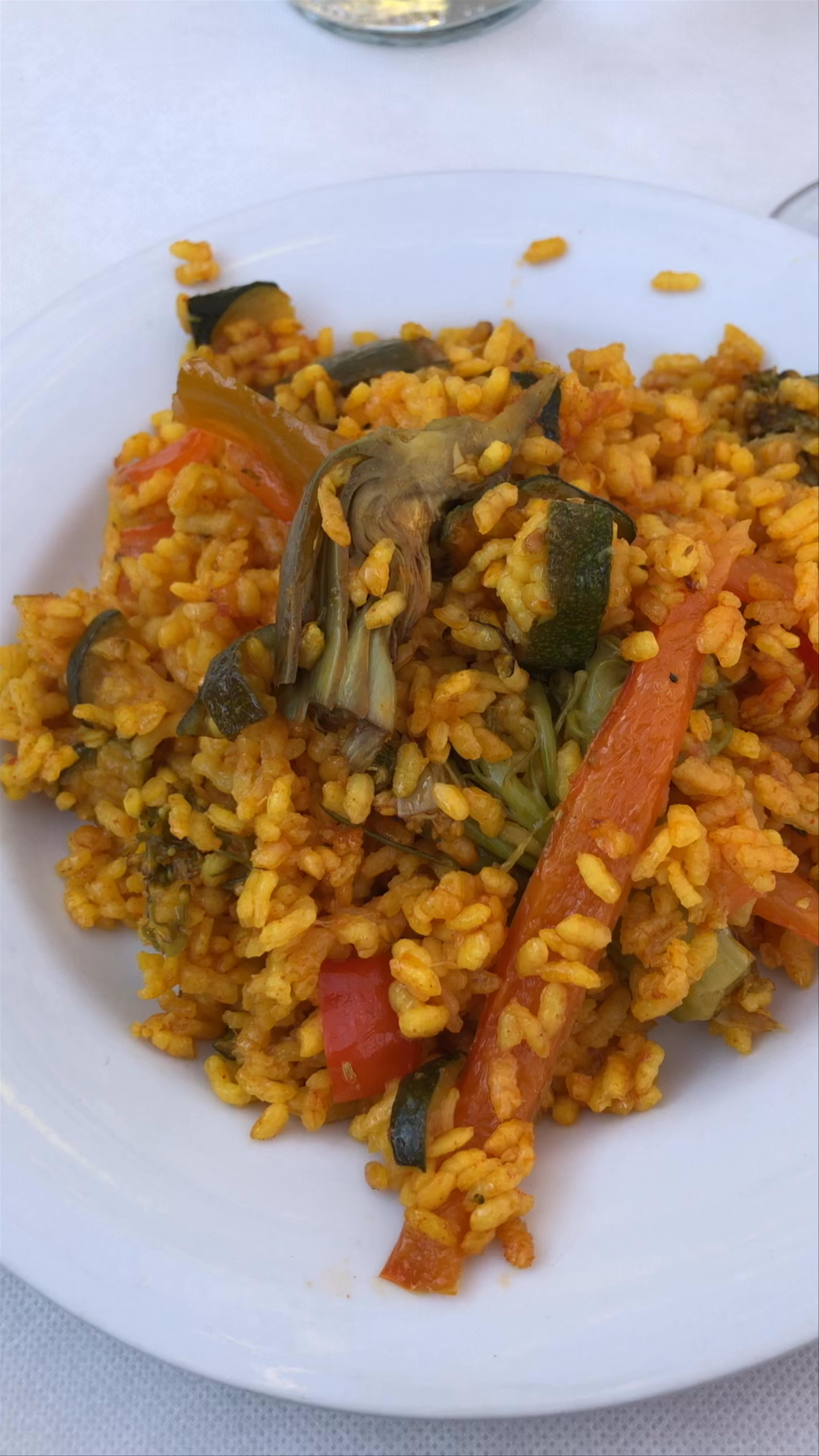 Traditional Valencian Paella with Vegetables at Barraca Toni Montoliu, Meliana