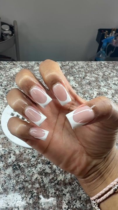 Tipsy Nail Bar - Dom did an amazing job with my French tip manicure! The results speak for itself. This will definitely be my new go to spot! - Nail Salons Near Me - Charlotte, North Carolina