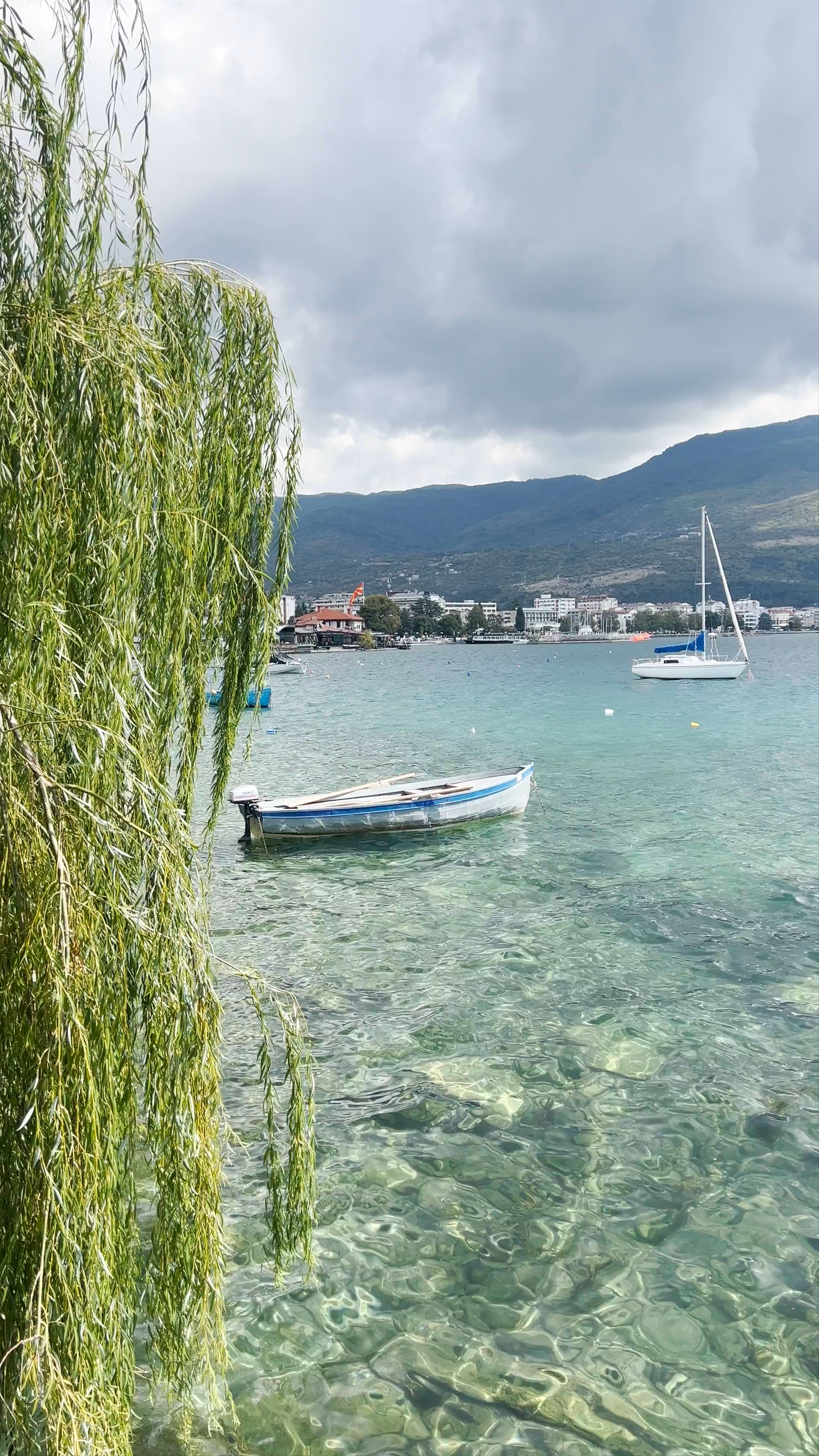 Serene Waters and Scenic Views at Lake Ohrid