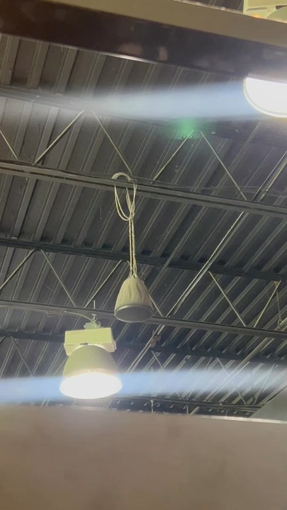 Plato's Closet - Indoor dust storm , light fixture is hiding underneath all that grime - Women's Clothing Near Me - Fairfield, New Jersey