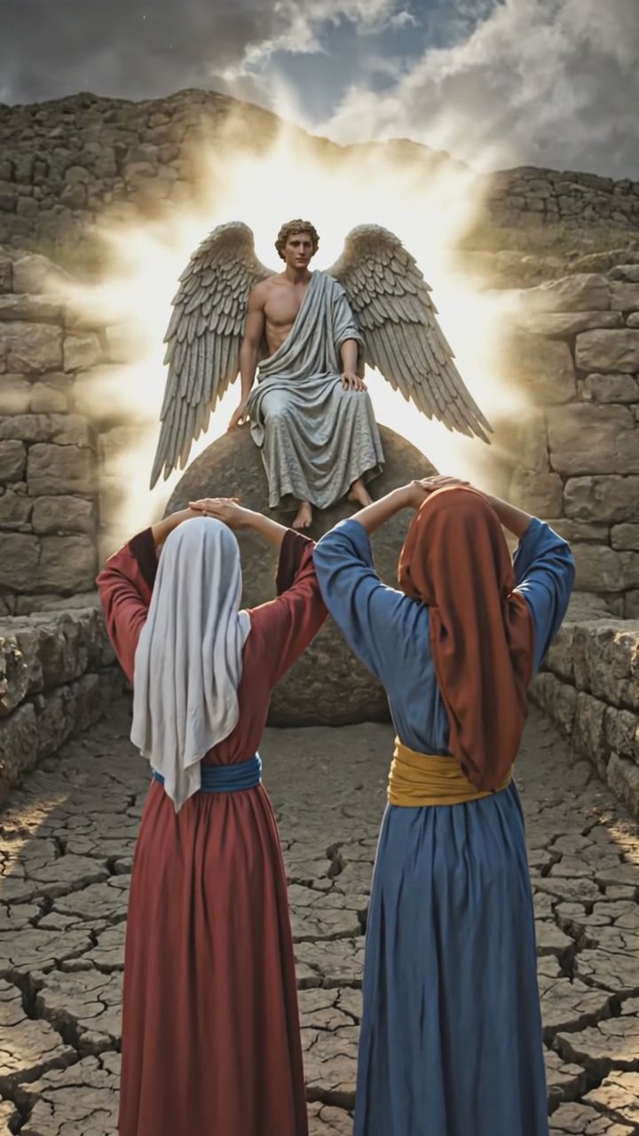 The Resplendent Messenger at the Tomb