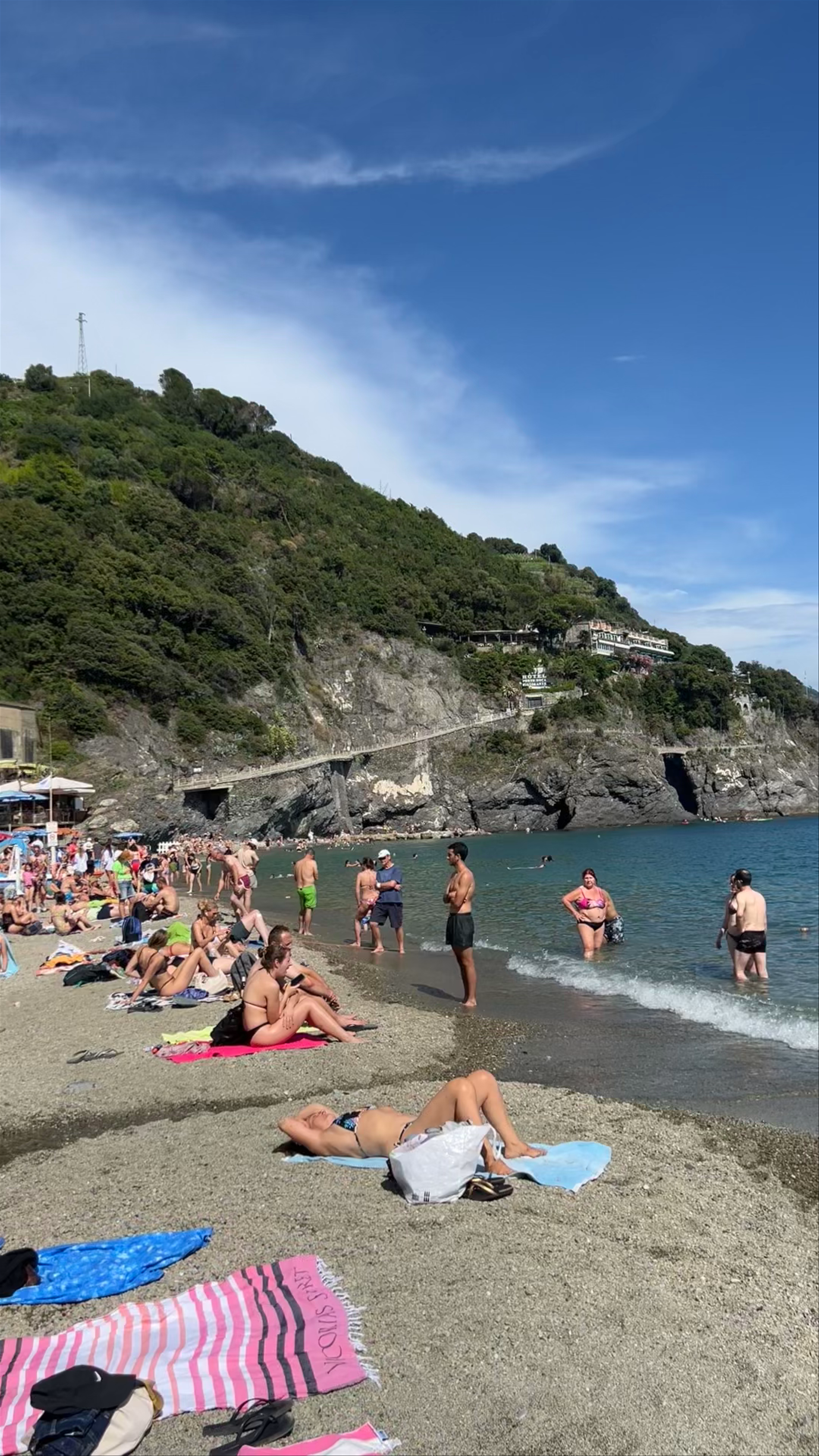 Monterosso public beach (Fegina)