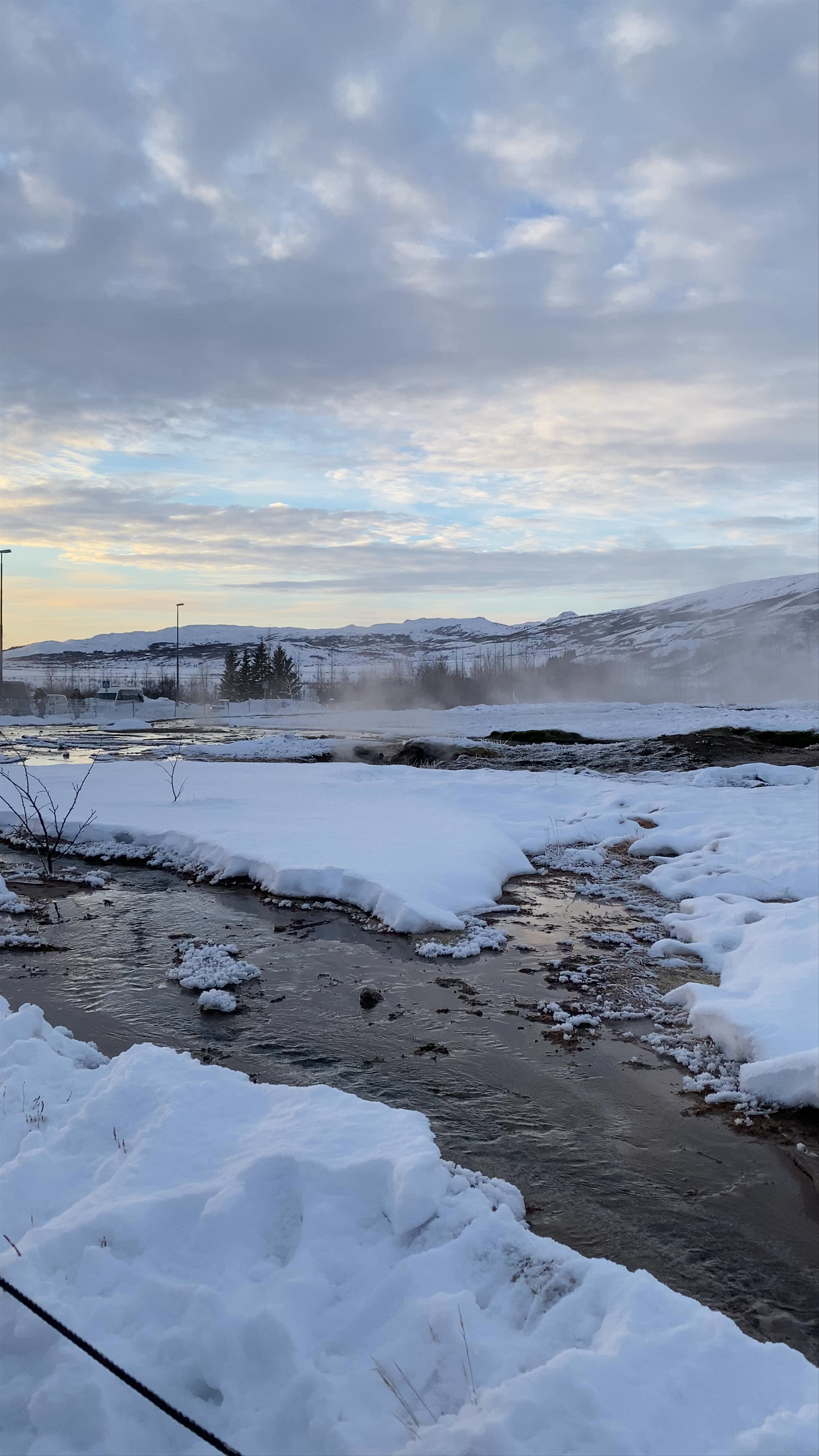 Geysir Iceland: Frozen Winter Wonders and Steaming Hot Springs