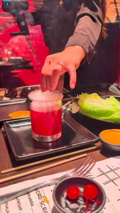 P.F. Chang's - Red Dragon Margarita with infused black sea salt - Chinese Near Me - The Colony, Texas