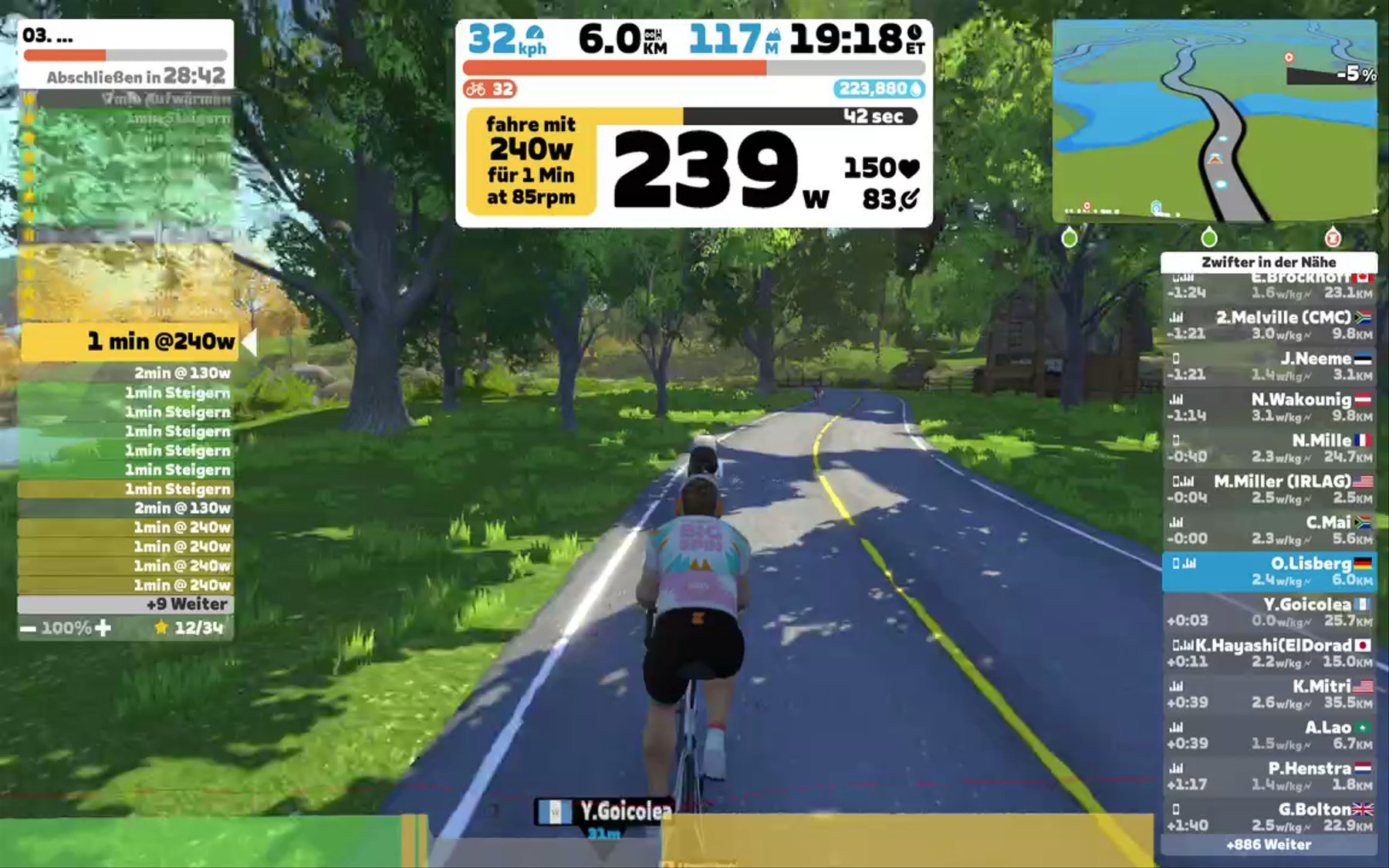 Zwift - 03. Cadence and Cruise on Countryside Tour in Makuri Islands