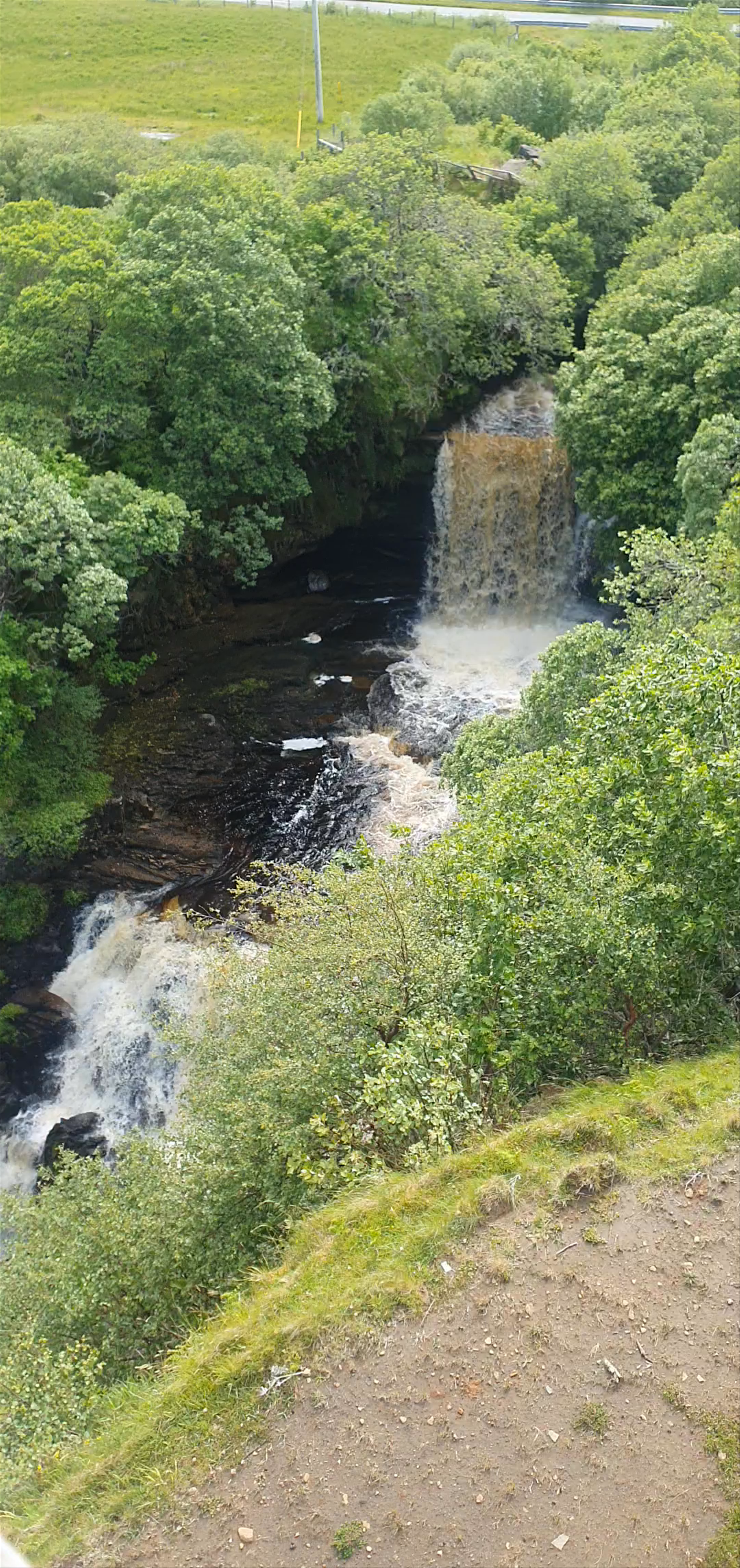 Lealt Falls: Majestic Waterfalls in Portree, Scotland