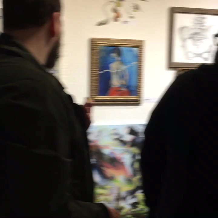 Works - Busy for the Anti Valentine Show (First Fridays, Feb 2018) - Art Galleries Near Me - San Jose, California
