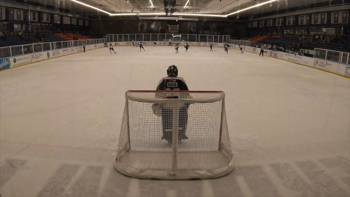 Michelangelo Regis: Glove Save on a 2-on-0 Breakaway!
