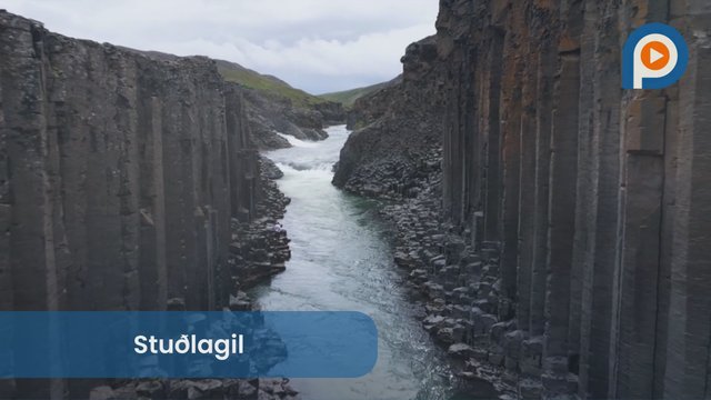 Studlagil: The geometric architecture of the Jokuldalur Valley