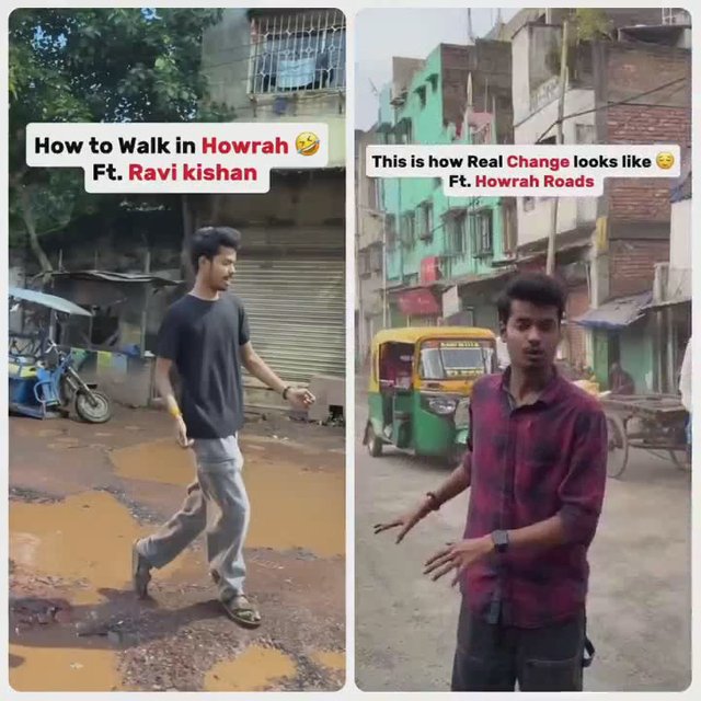Before & After condition of Hawra Road Kolkata