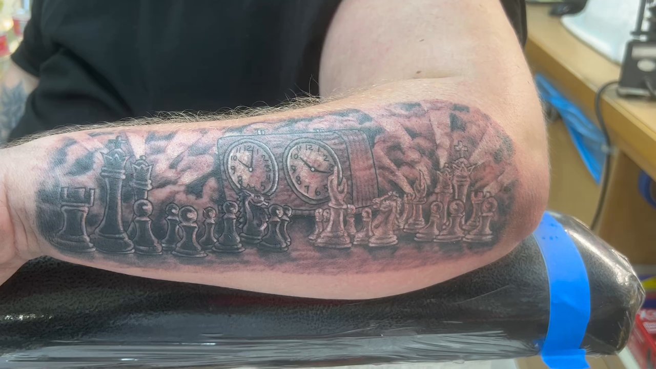 Only Skin Deep-Tattooing - Chess piece from Rick - Tattoo Near Me - Vallejo, California