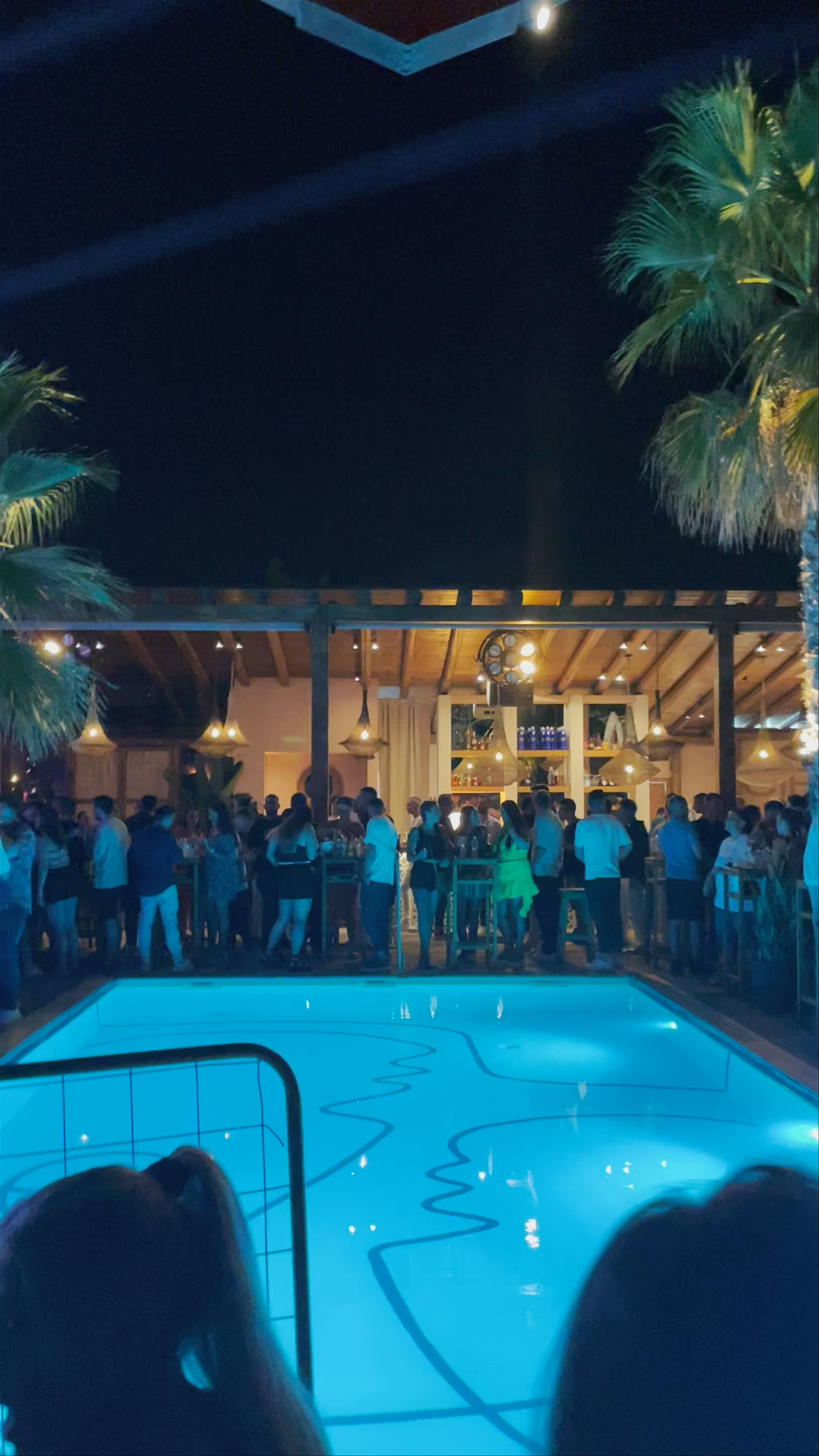 Almira Beach Bar Nightlife Vibes in Kallithea, Greece
