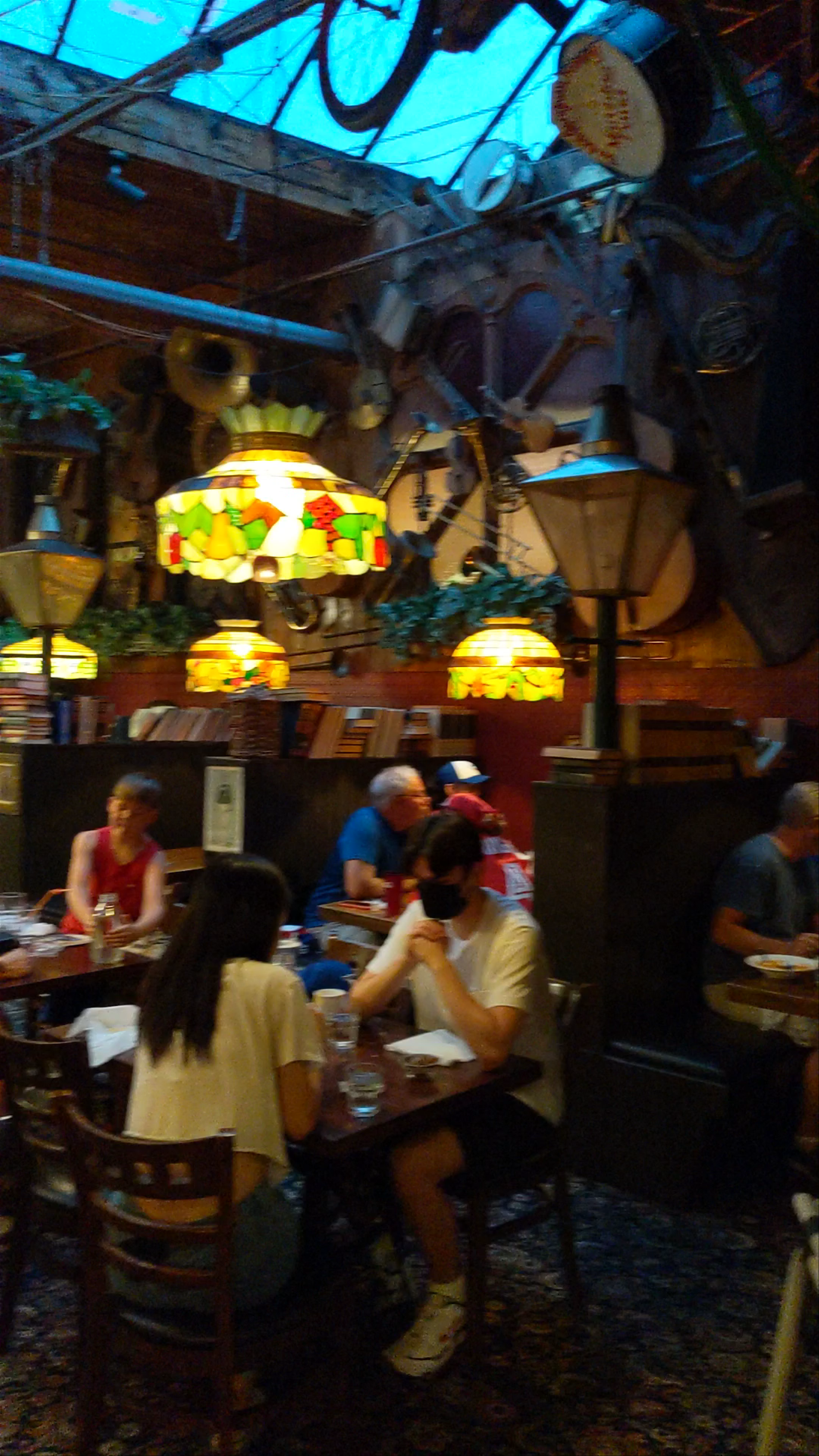 Cozy Vintage Dining at The Old Spaghetti Factory, Toronto