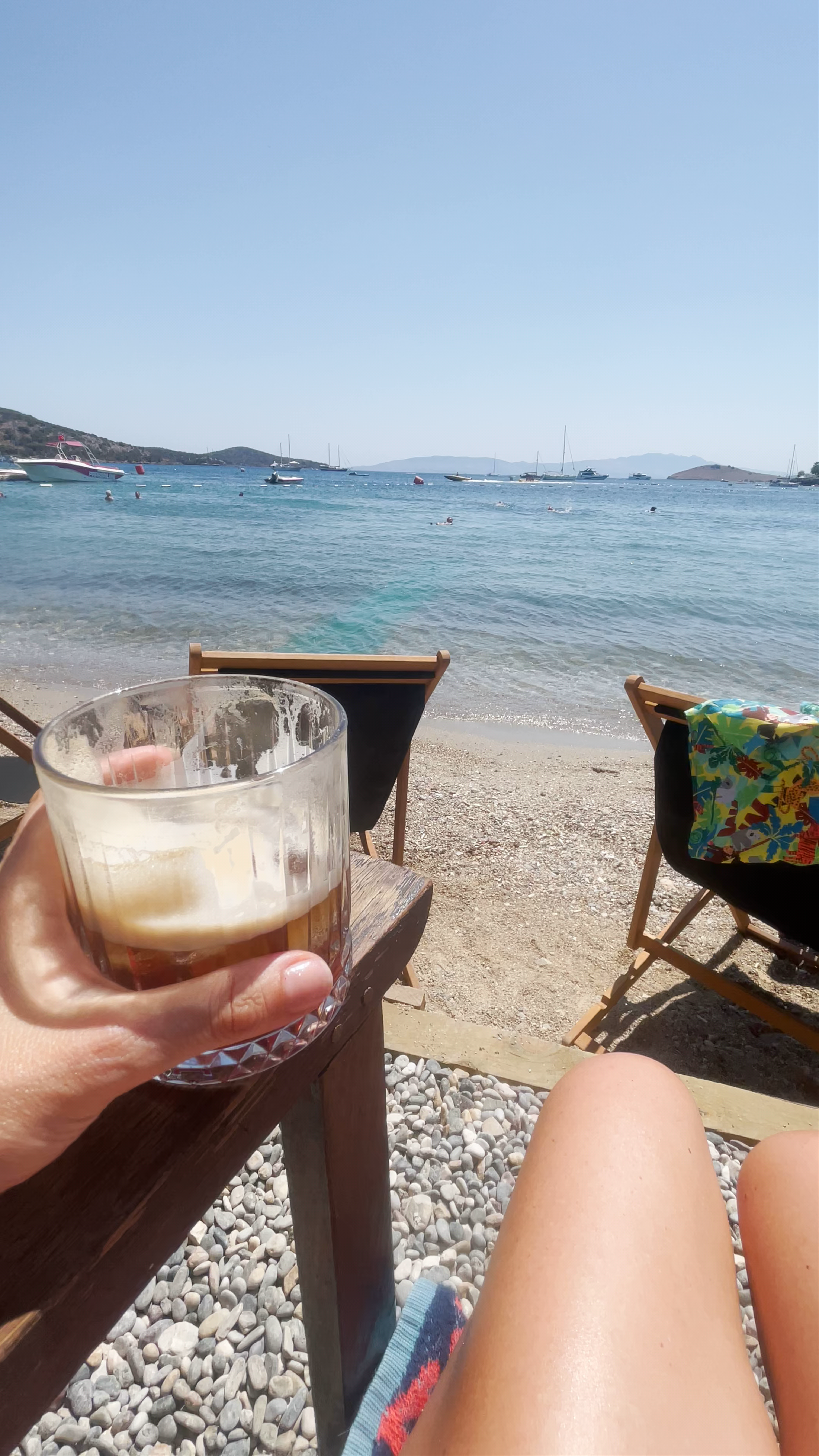 Sunny Chill Day at Bitez Beach, Bodrum