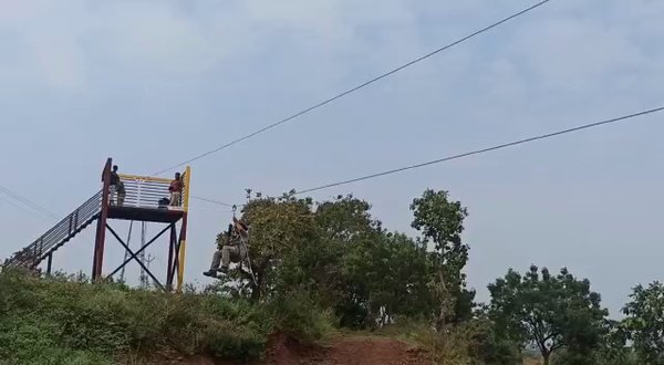 Photo of Zipline tryal run fu