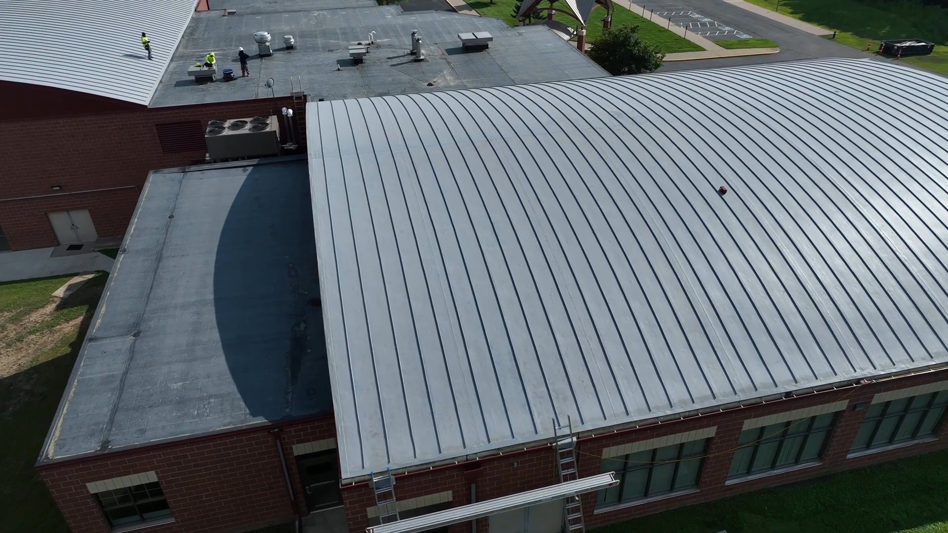 Commercial Roofing Project in Onalaska, WI by First American Roofing & Siding Inc
