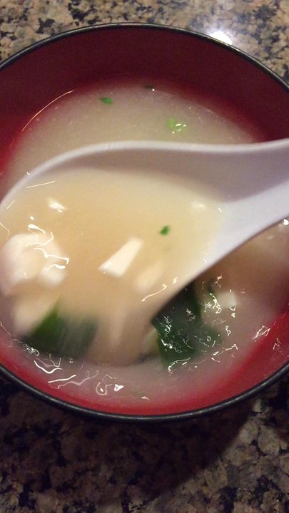 Sushi Jin - Miso soup. Noms - Sushi Bars Near Me - Houston, Texas