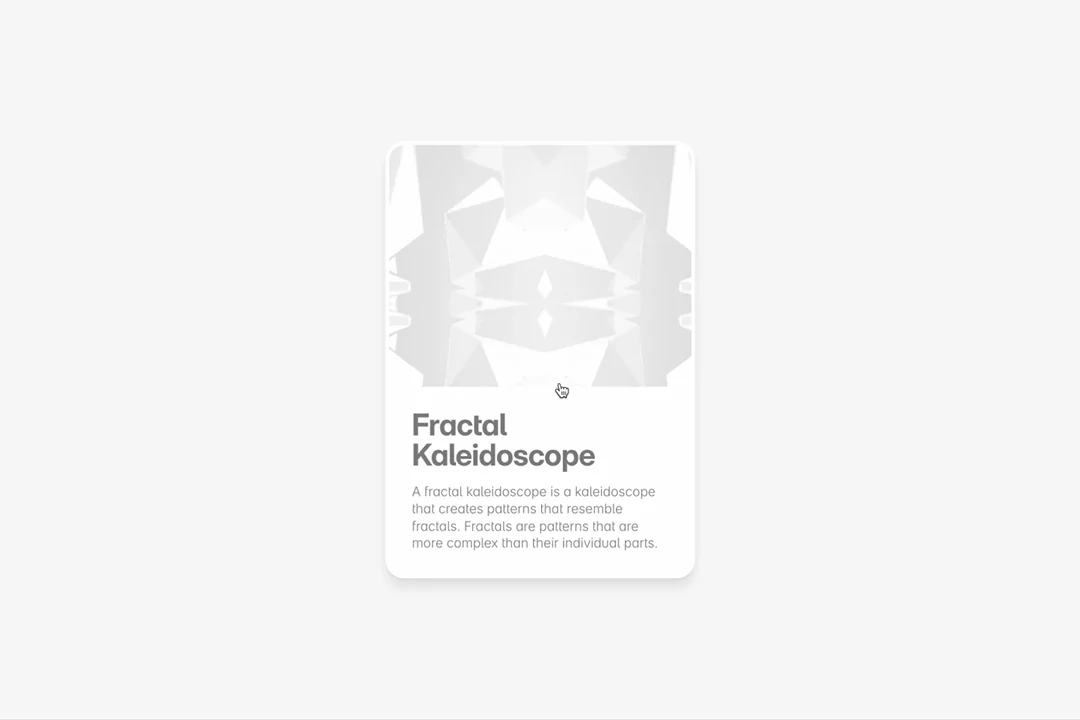 Framer x Unicorn Studio card design.