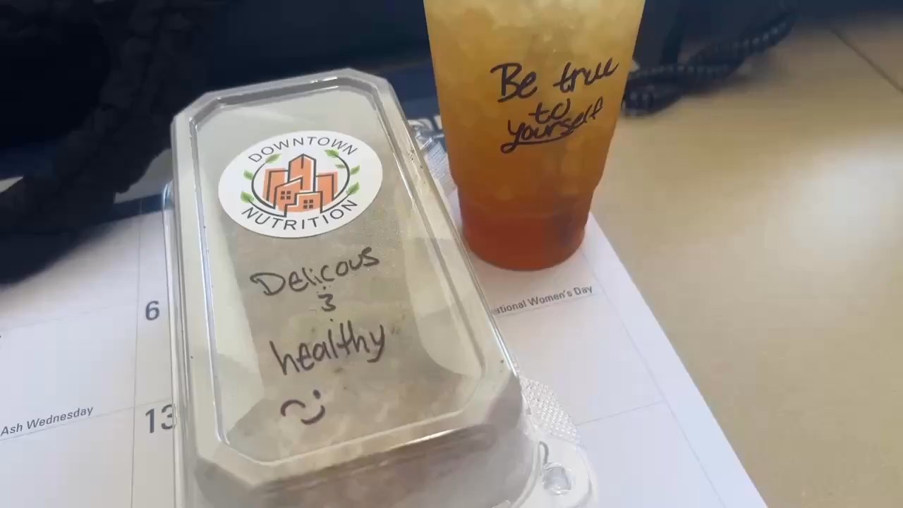 Downtown Nutrition - Churro waffles and passion fruit mango tea - Juice Bars & Smoothies Near Me - Bakersfield, California