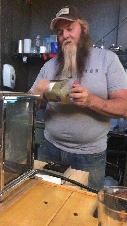 Big Mic's - This is how smoked whiskey is made. This one is called Jameson Pecan Beam (PBJ). Which is awesome! - Music Venues Near Me - Kuna, Idaho