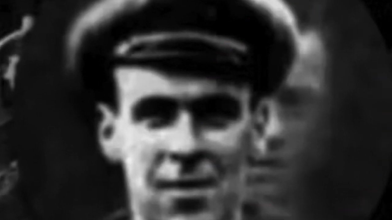 An investigation into historical spirit photography features a sequence of vintage group portraits where a ghostly apparition appears superimposed beside a soldier. The narrative transitions to a modern couple discussing these anomalies, suggesting an exploration of paranormal evidence.