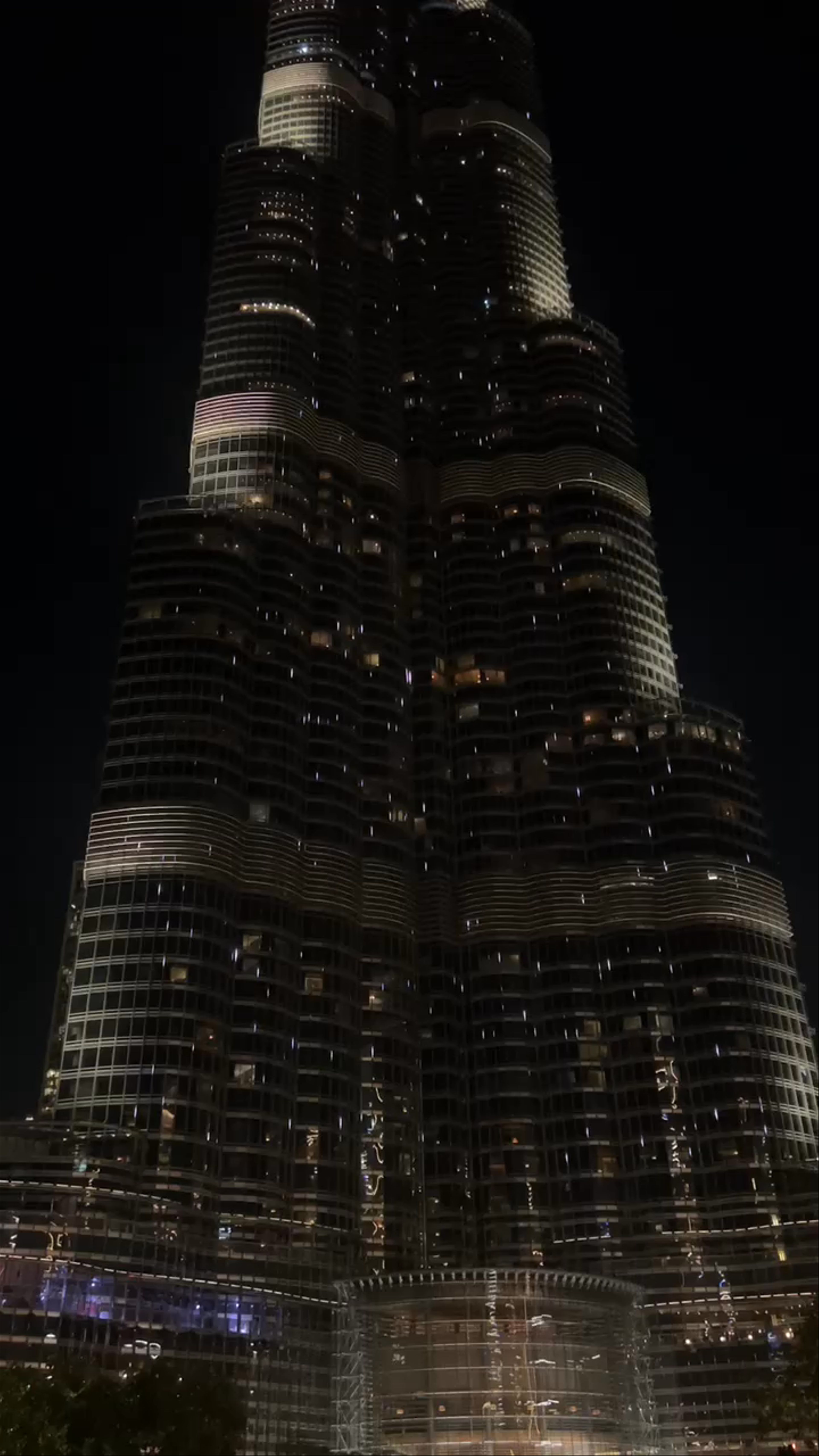 Burj Khalifa Night View with Designer Interior - Dubai
