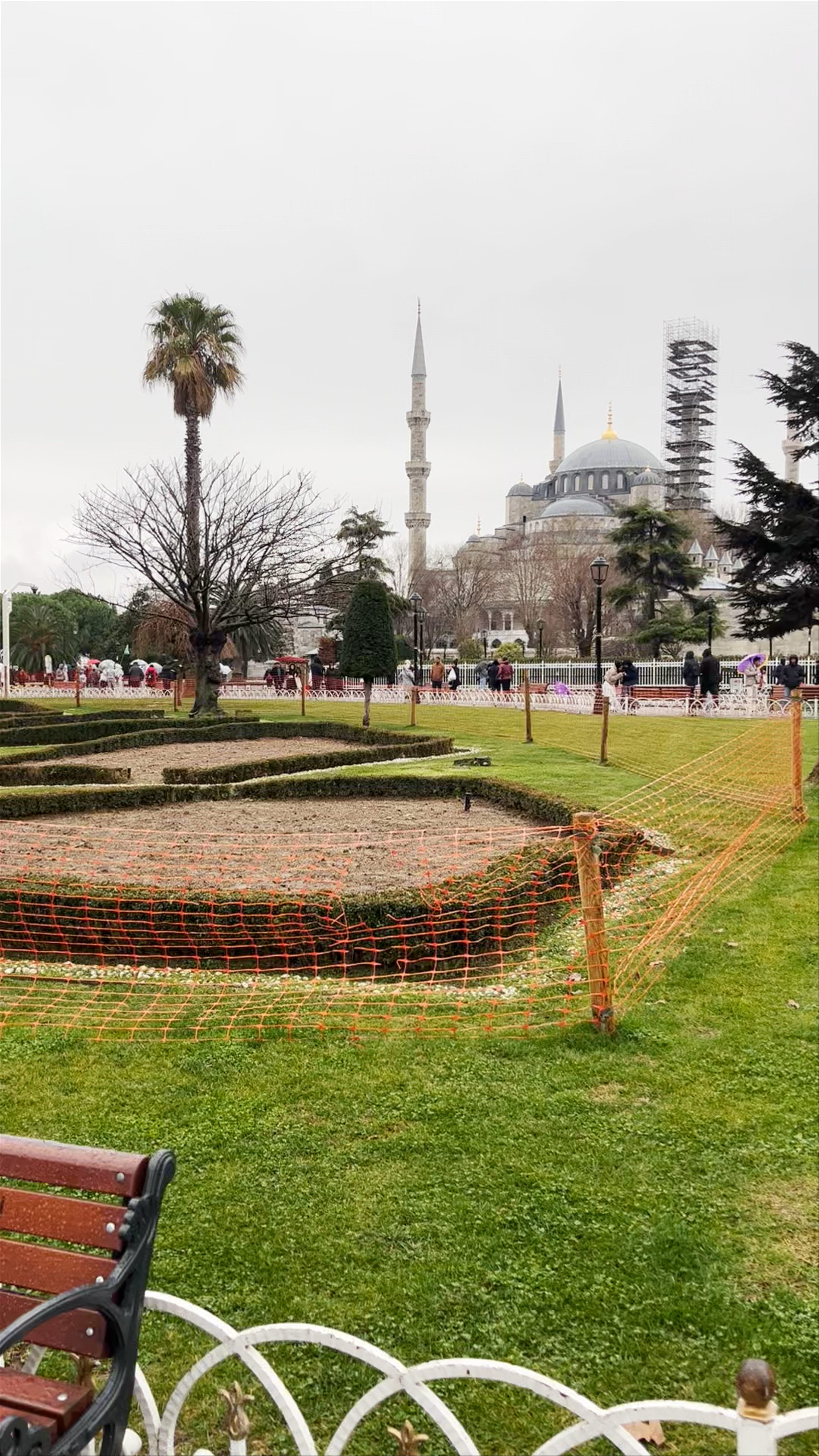 Serene Winter Day in Sultan Ahmet Park, Cankurtaran, Istanbul