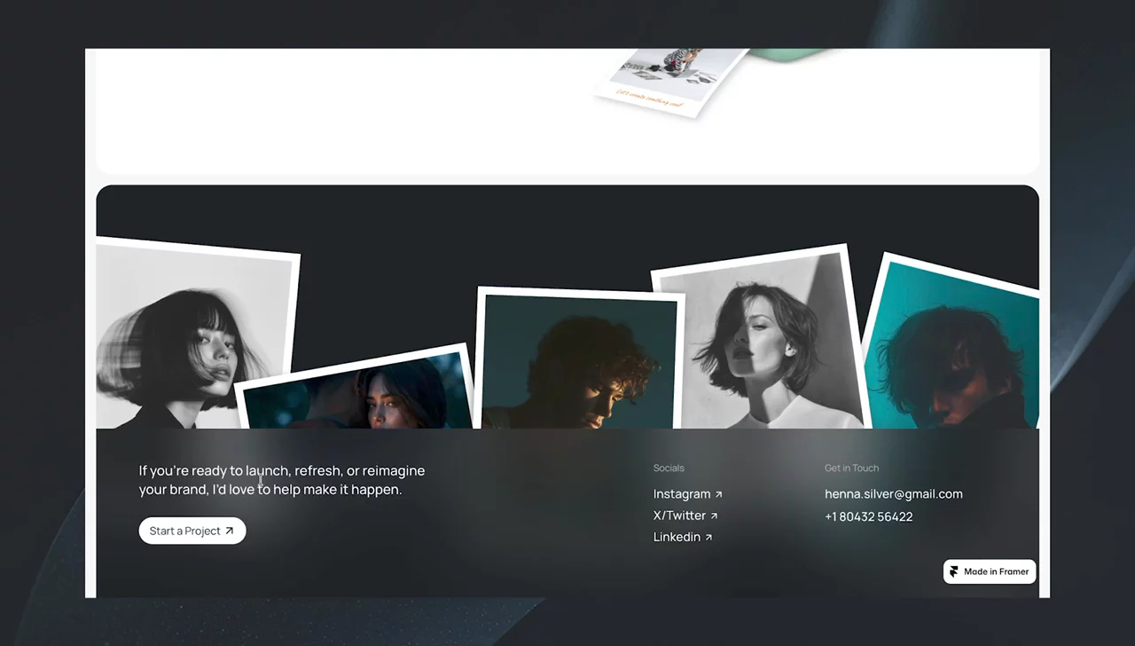 Custom components I built for my free portfolio template.Link below 👇