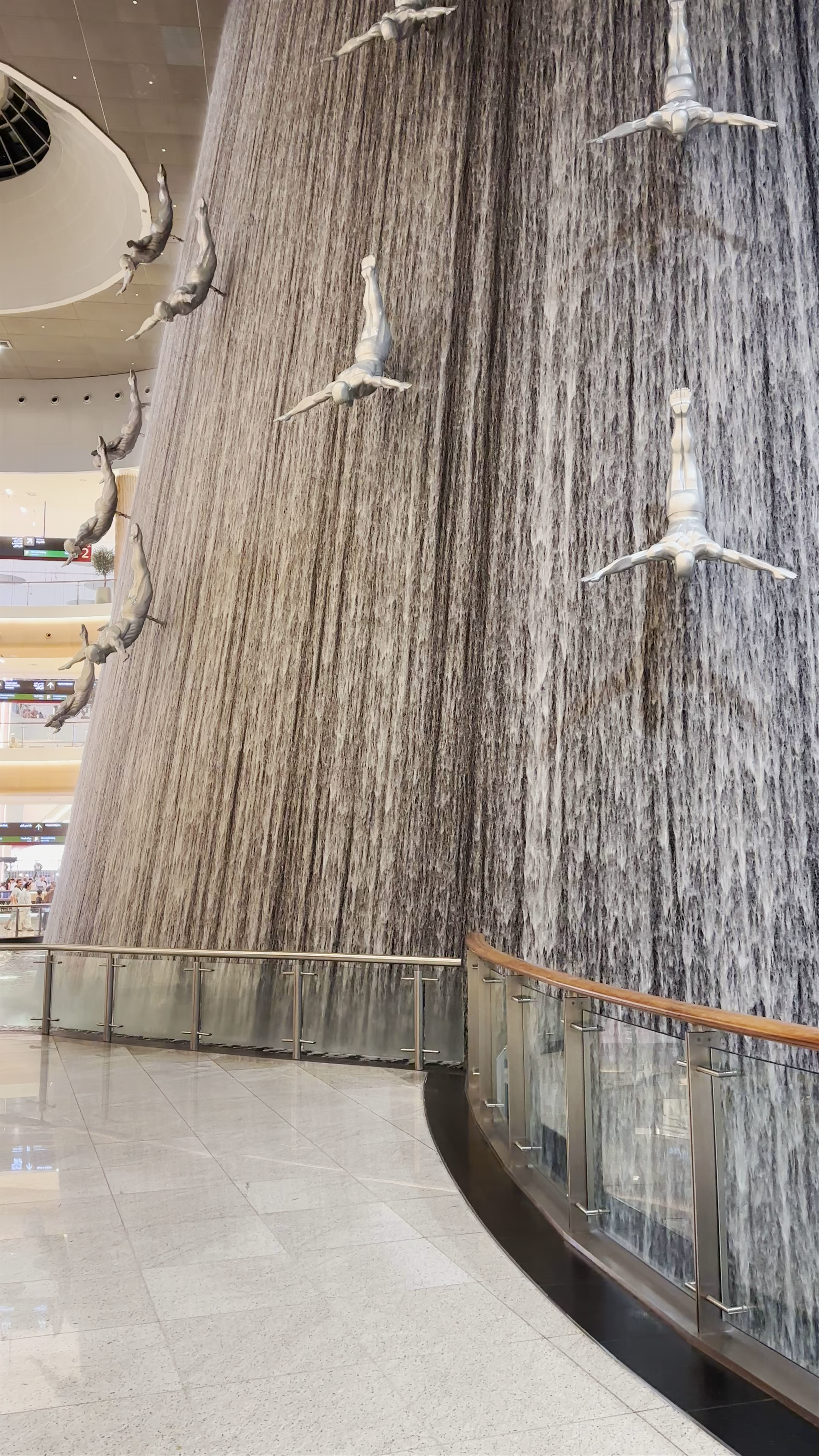 Dubai Mall Waterfalls - Dubai - United Arab Emirates