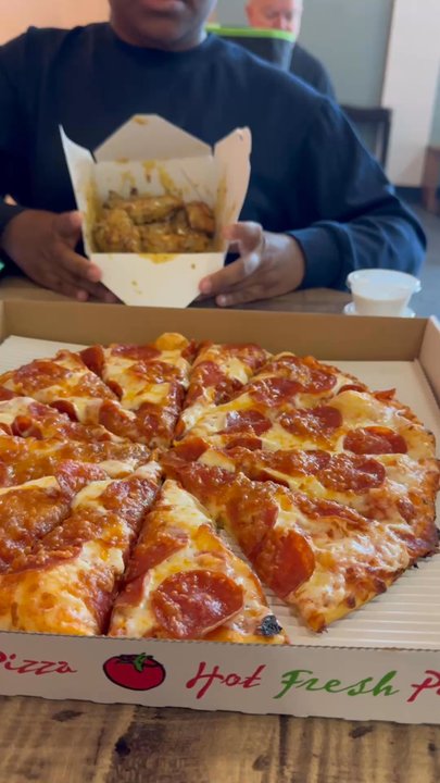 Slice N Spice - Delicious pepperoni pizza and lemon pepper wings. - Pizza Near Me - Bellingham, Washington