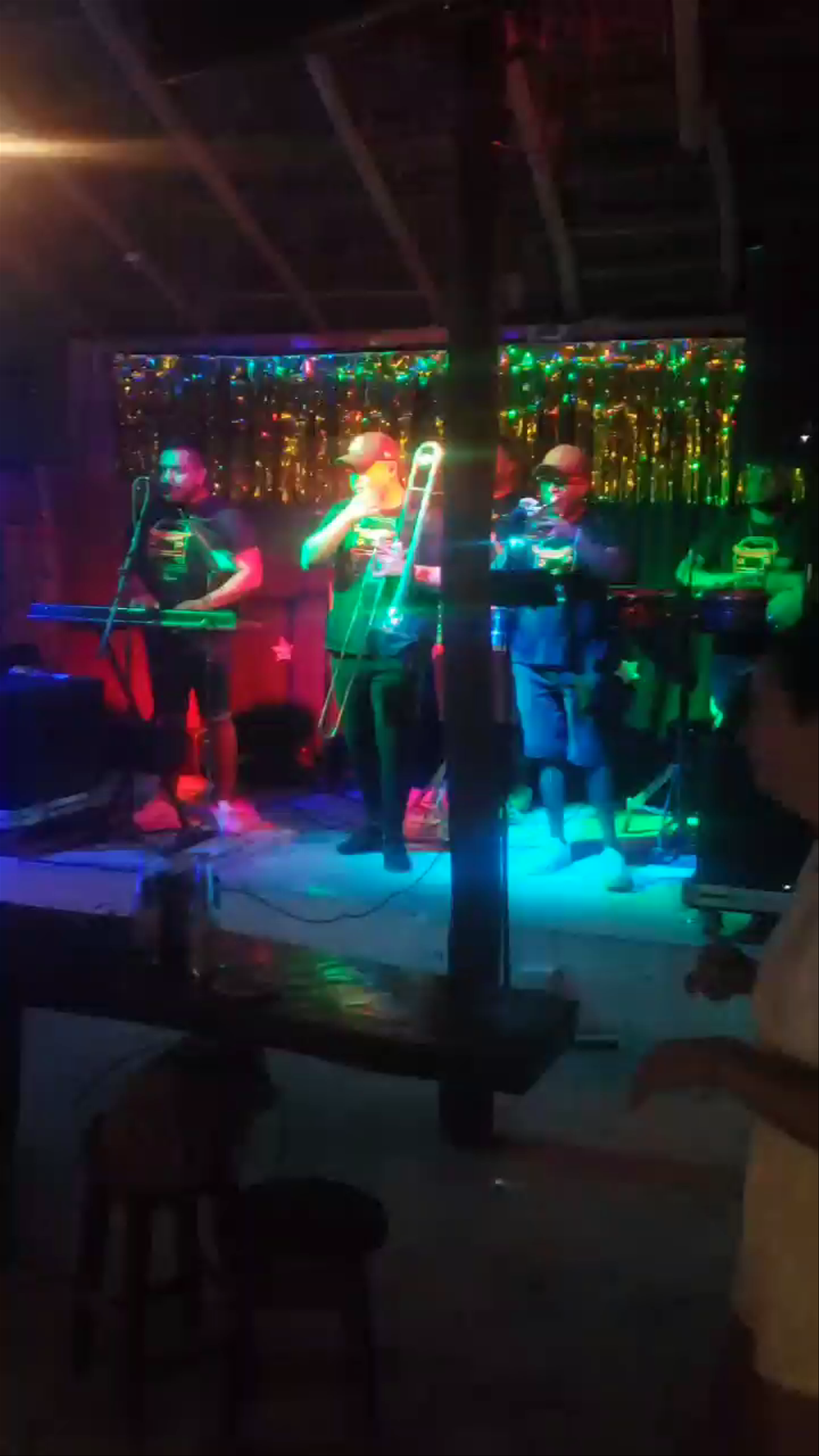 Live Music Night at Et Voila ! Restaurante Frances in Holbox, Mexico