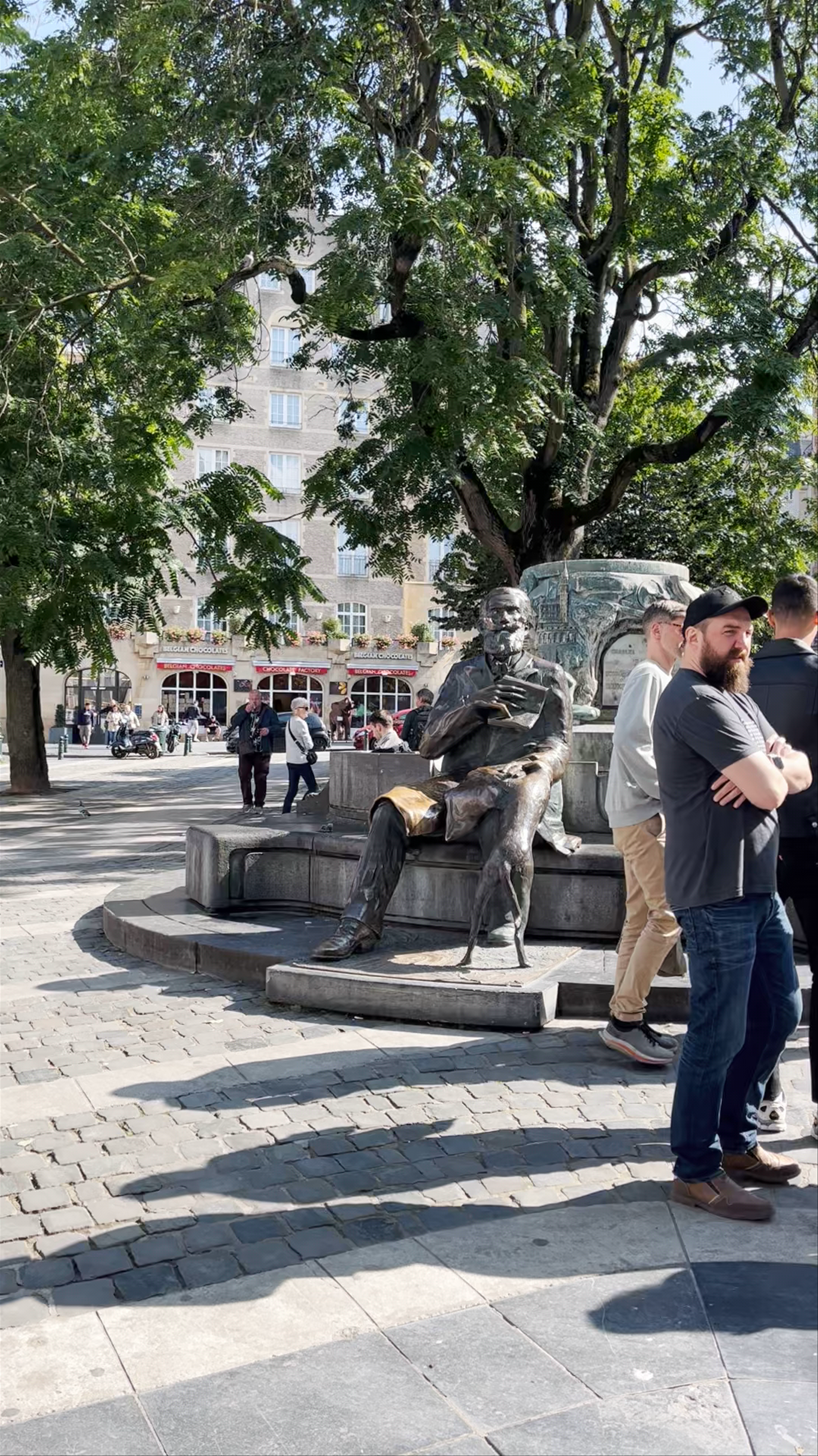 Charles Buls Fountain and Urban Life in Brussels