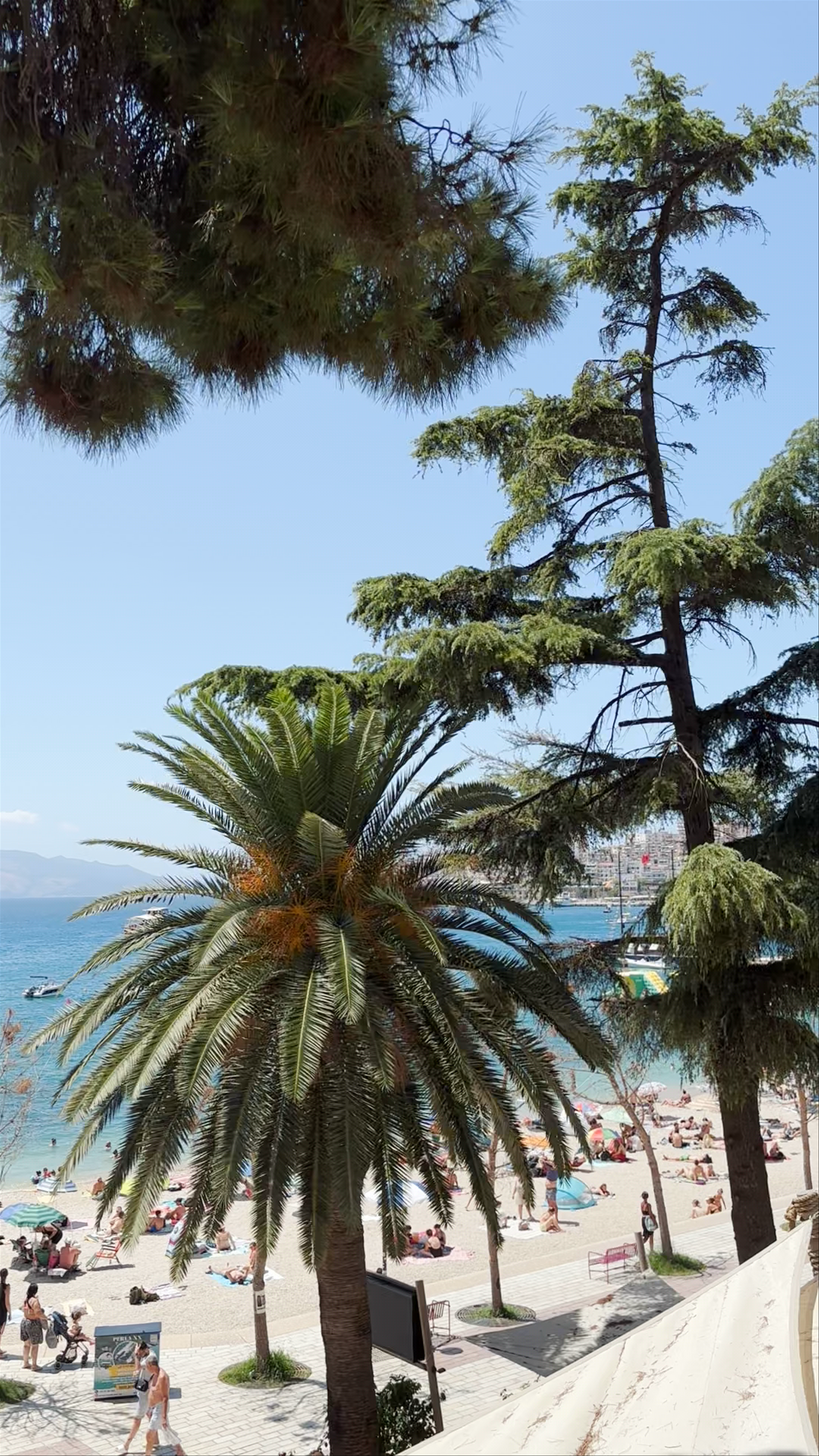 Sun-Kissed Serenity at Saranda Embankment, Albania