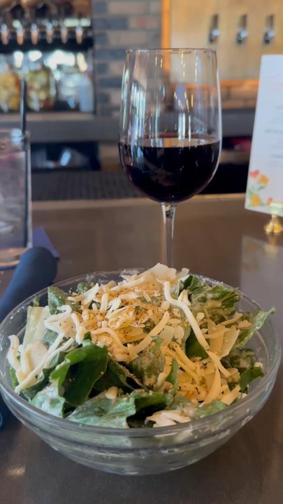 Taverna Rossa - My delicious gluten free Caesar salad - Pizza Near Me - Southlake, Texas