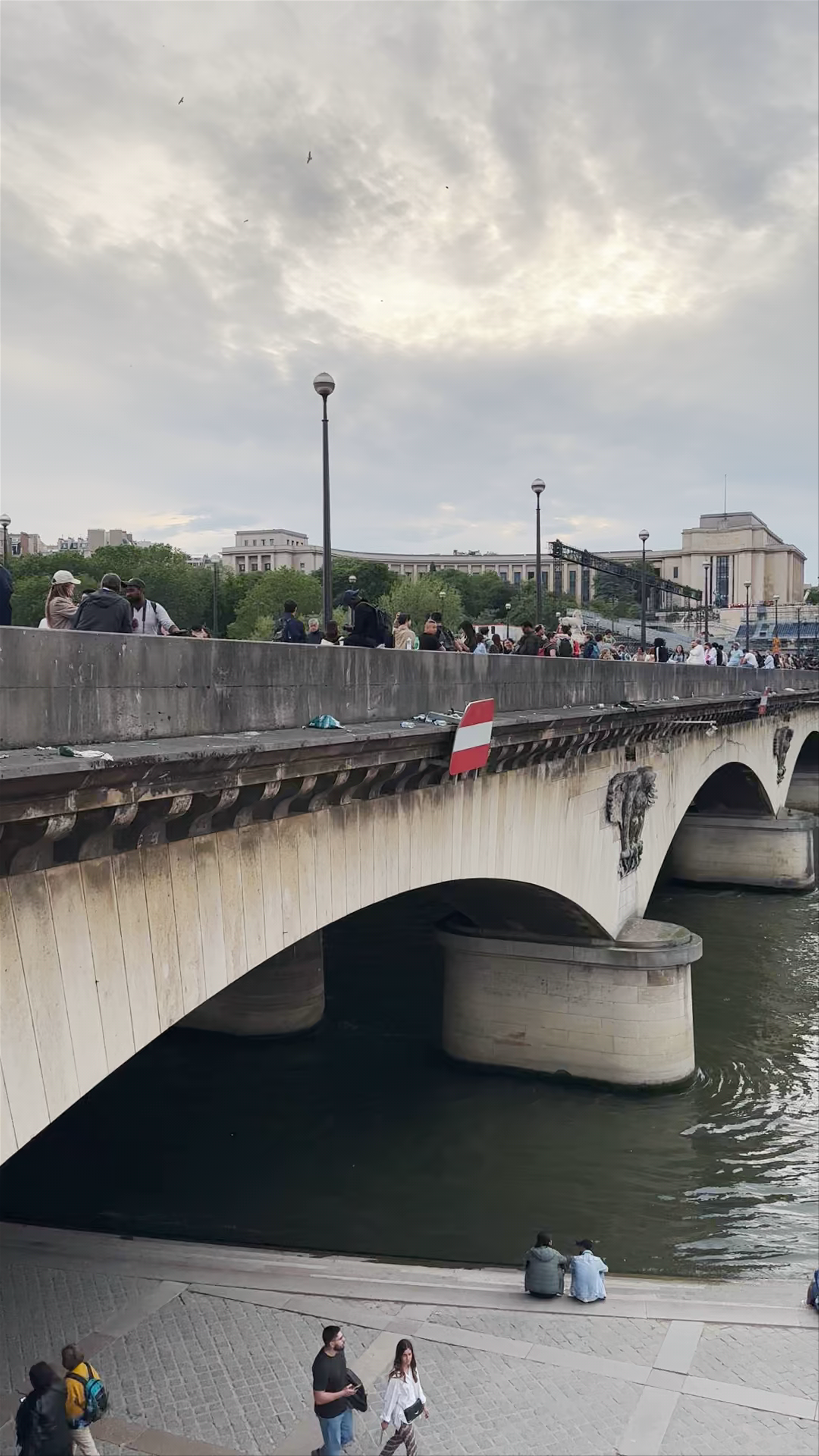Serene Evening Along the Seine River in Paris