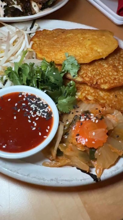 DanDan - Mungbean Kimchee Pancake - Asian Fusion Near Me - Milwaukee, Wisconsin