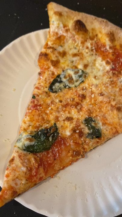 Best Pizza - Regular tasting regular slice - Pizza Near Me - Brooklyn, New York