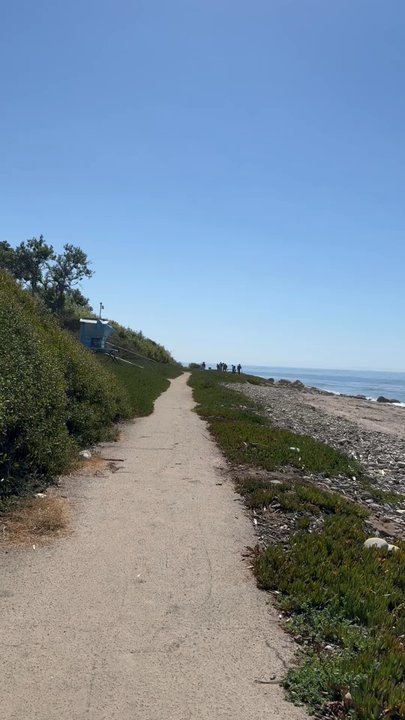 El Capitan State Beach - The view of an isolated beach. It's 73° on August 5. - Parks Near Me - Goleta, California