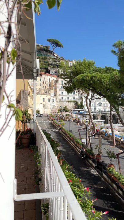 Sensi - View from restaurant balcony - Italian Near Me - Amalfi, SA