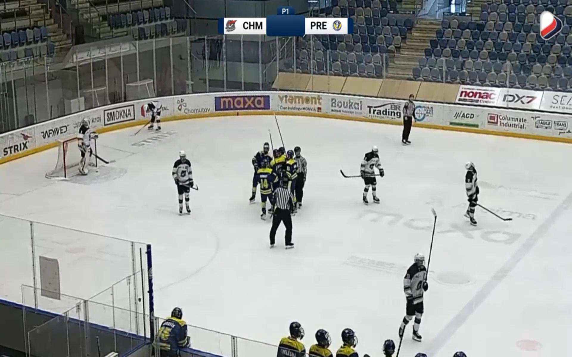 Martin Tomasik Scores a Clutch Goal to Lead HC Prerov U18!