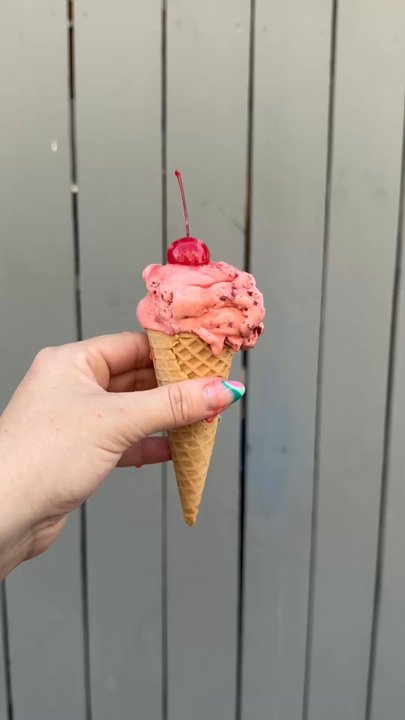 Brics - Red velvet ice cream cone - Ice Cream & Frozen Yogurt Near Me - Indianapolis, Indiana