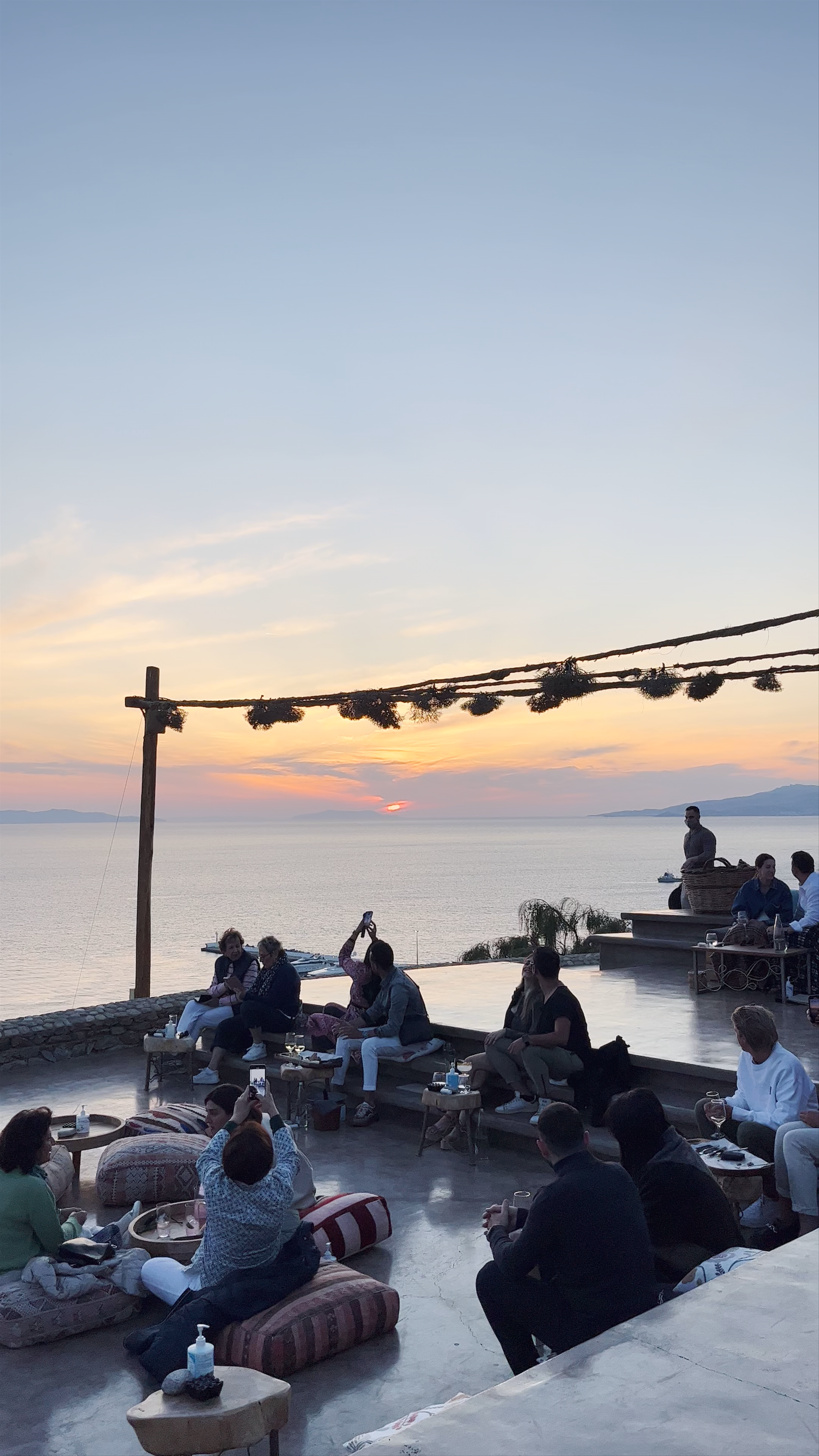 180º Sunset Bar: Magical Sunset Views in Mykonos, Greece