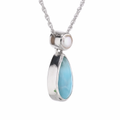 Pearl and Larimar Necklace 
