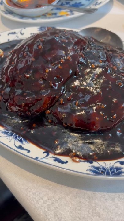 Su Chang's - Pork egg foo young with spicy garlic sauce was amazing - Chinese Near Me - Peabody, Massachusetts