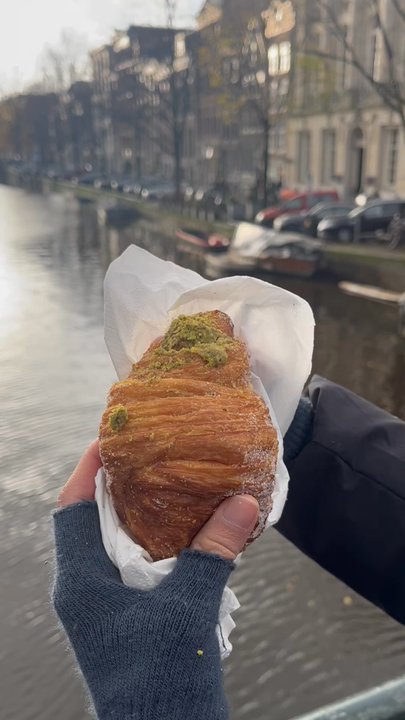 Saint-Jean - Pistachio cruffin - Cafes Near Me - Amsterdam, New Hampshire