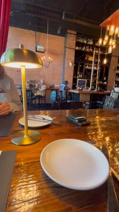 El Moro Spirits & Tavern - Sitting by the window so we could enjoy the view and weather - New American Near Me - Durango, Colorado