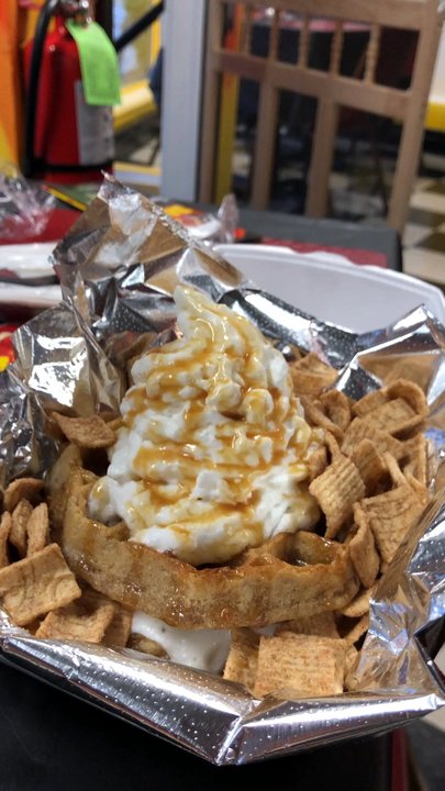Bangin’ Wingz - Cinnamon Toast Crunch Specialty Waffle - Chicken Wings Near Me - Johnston, Rhode Island